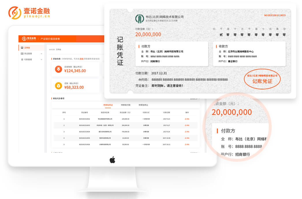 壹諾金融，區塊鏈供應鏈金融網絡，產業鏈價值連接者